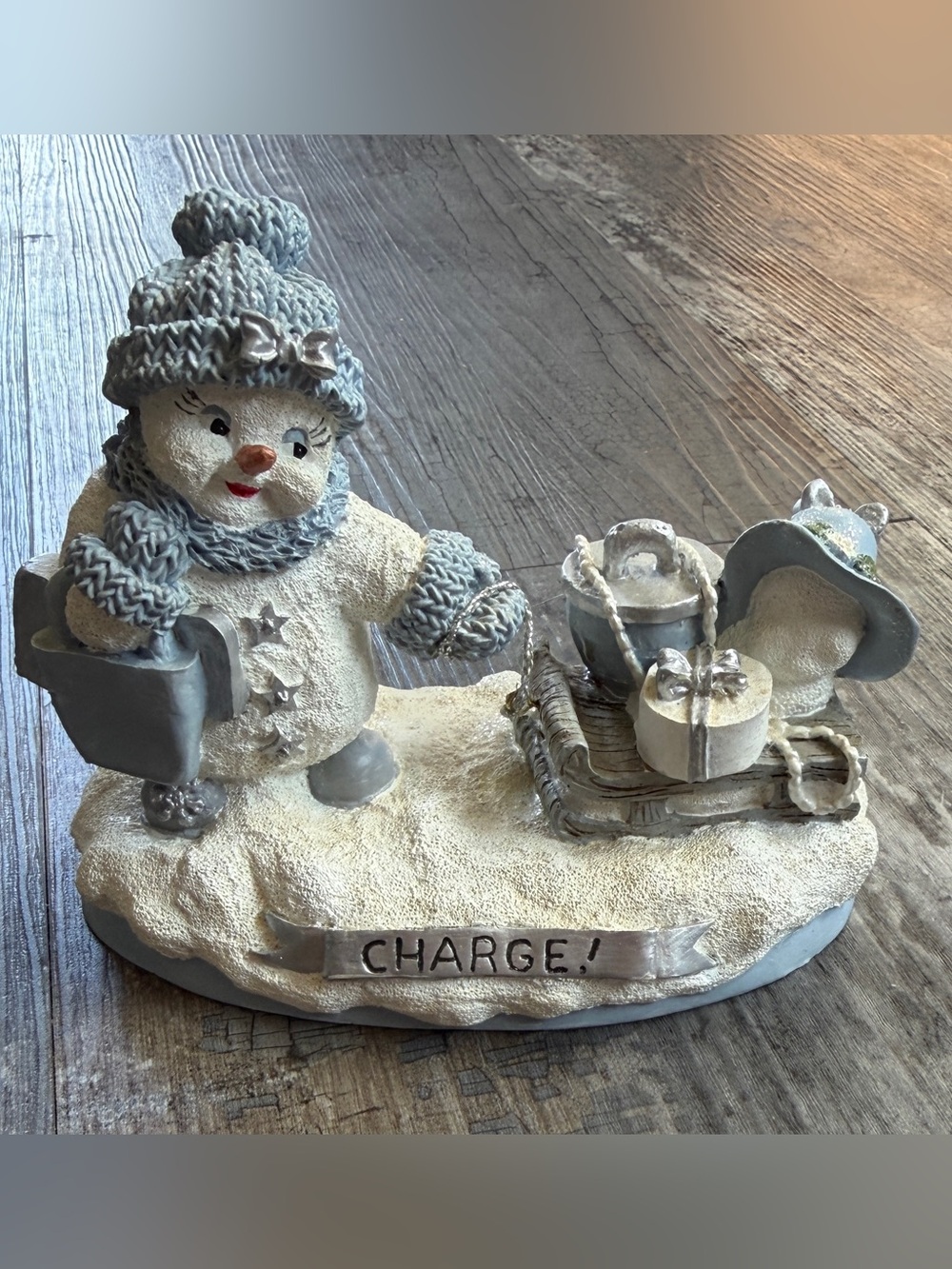 Snow Buddies figurine, cute snowmen
